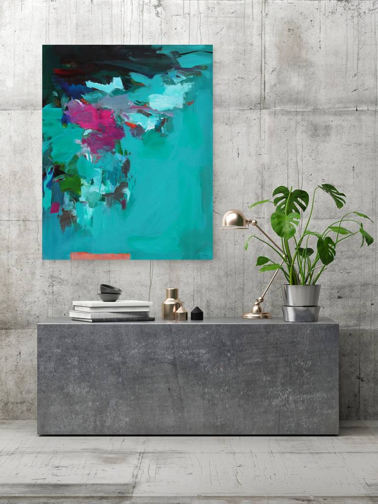 Original Abstract Painting by Ute Laum