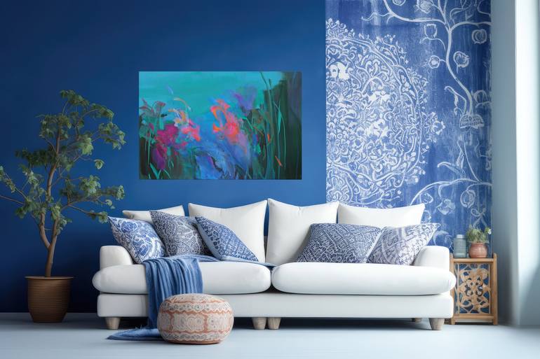 Original Floral Painting by Ute Laum