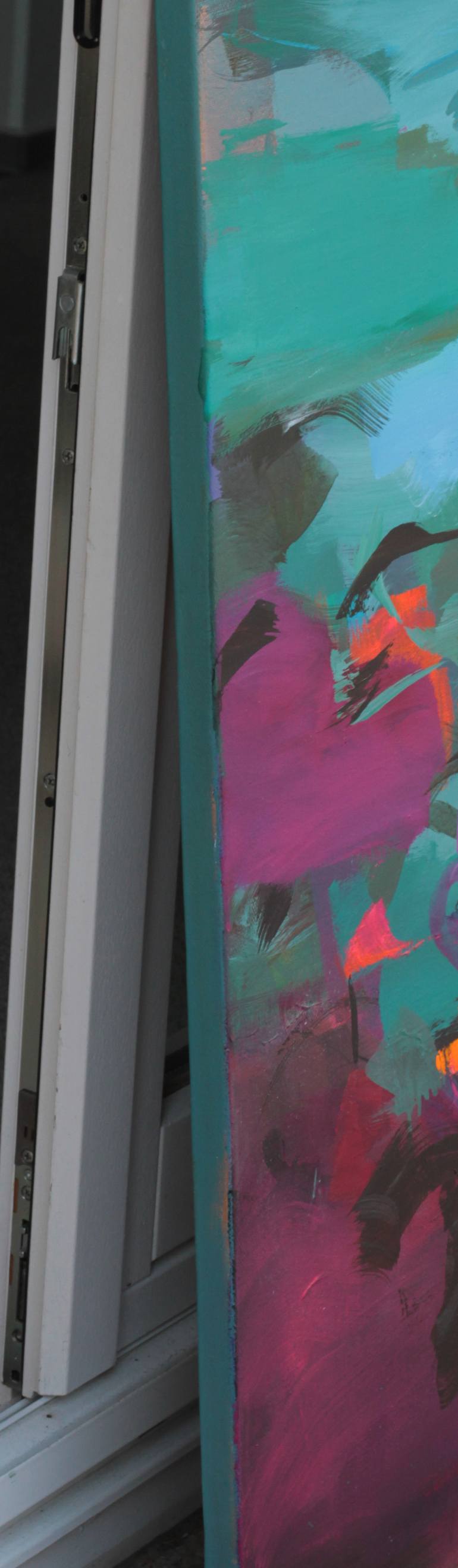 Original Abstract Seascape Painting by Ute Laum