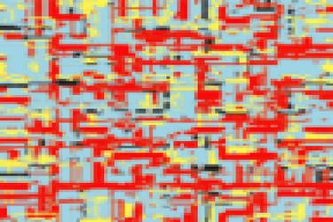 Original Abstract Geometric Digital by Slavomir Zombek