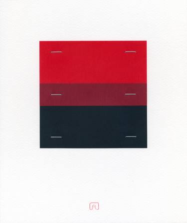 COLOR FIELD AFTER ROTHKO - N°09 RED & BLACK thumb