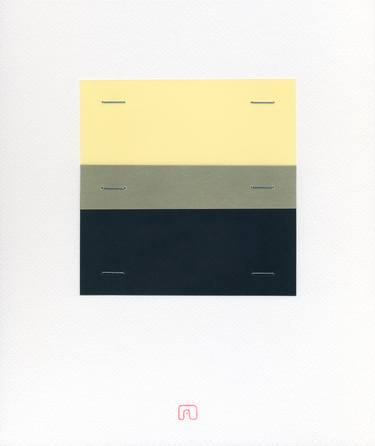 COLOR FIELD AFTER ROTHKO - N°02 CREAM & BLACK thumb