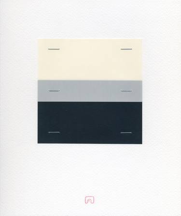 COLOR FIELD AFTER ROTHKO - N°01 NATURAL WHITE & BLACK thumb