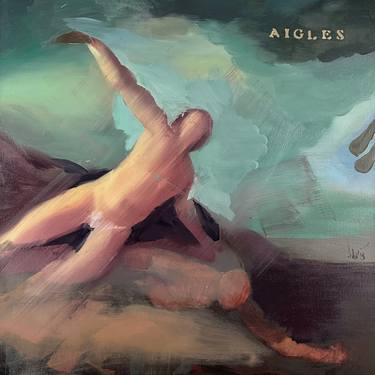Original Figurative Classical mythology Paintings by Davis Lisboa