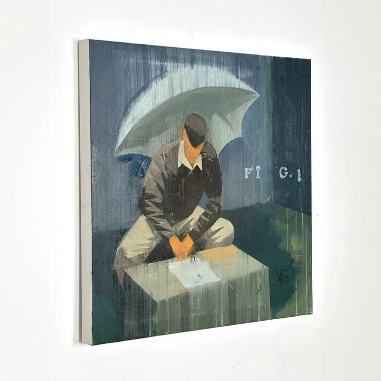 Original Contemporary Men Painting by Davis Lisboa