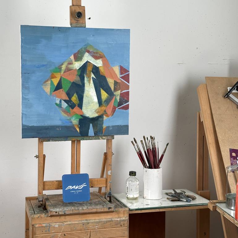 Original Contemporary People Painting by Davis Lisboa