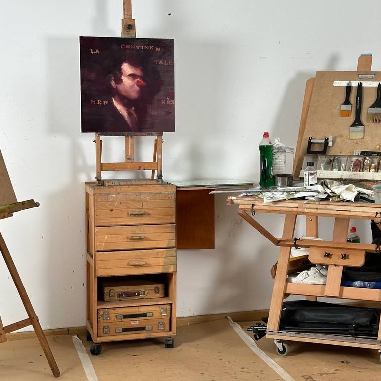 Original Baroque Men Painting by Davis Lisboa