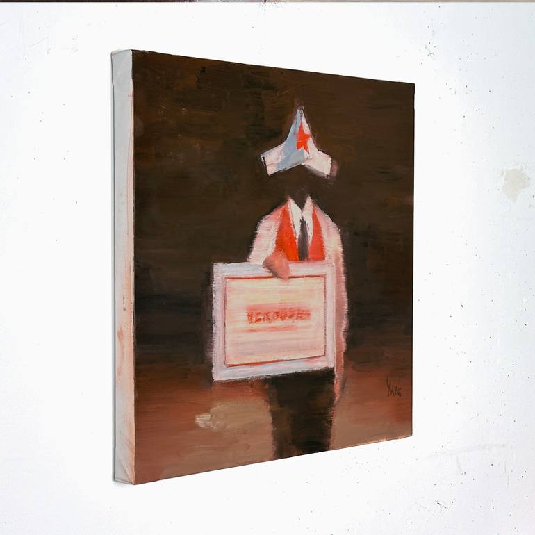 Original Surrealism People Painting by Davis Lisboa