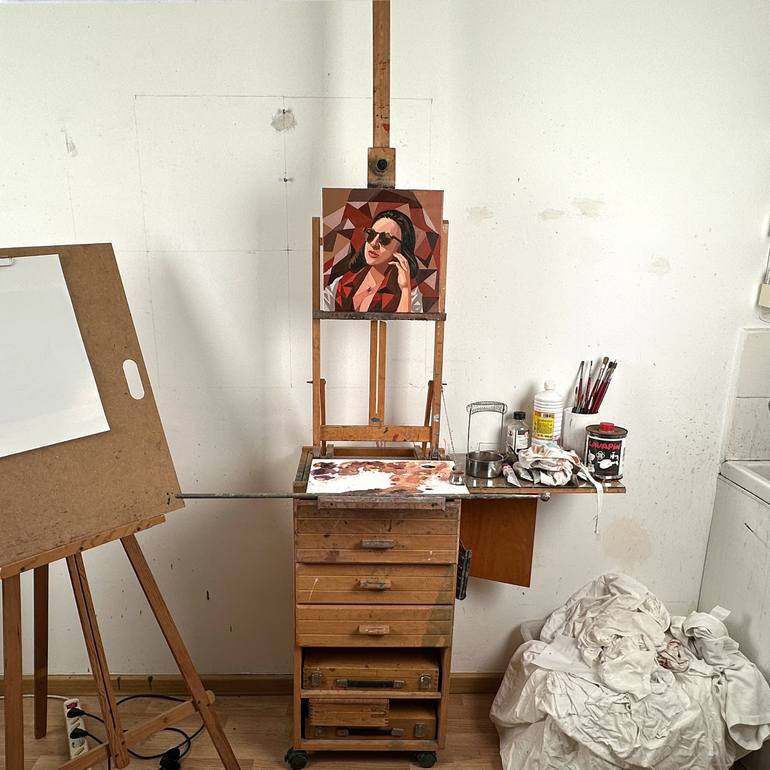 Original Contemporary People Painting by Davis Lisboa