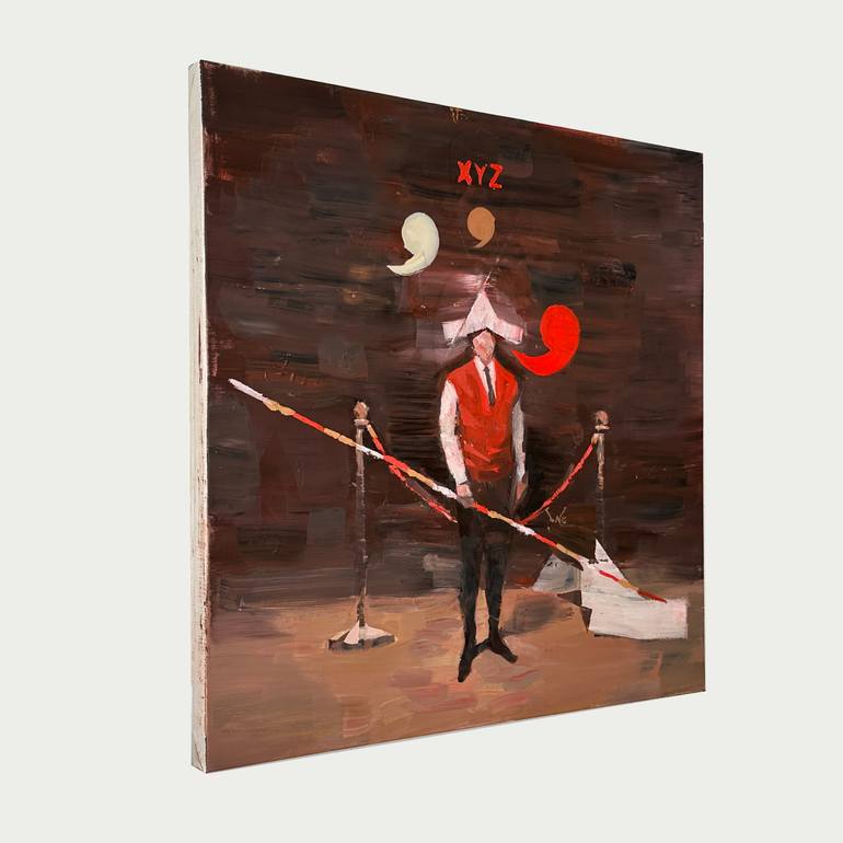 Original Conceptual People Painting by Davis Lisboa