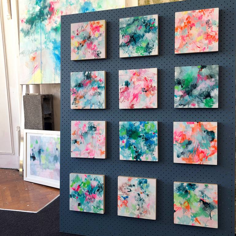 Original Abstract Expressionism Abstract Painting by Belinda Marshall