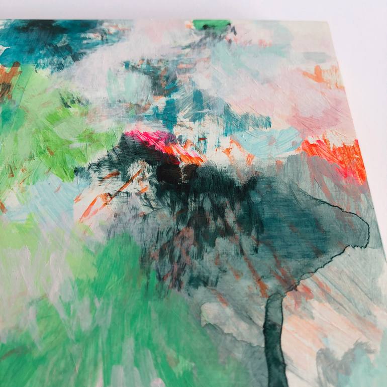 Original Abstract Expressionism Abstract Painting by Belinda Marshall
