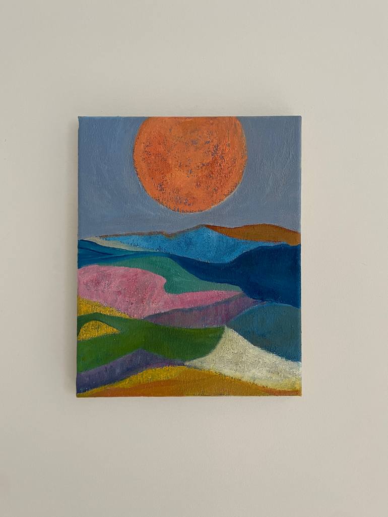 Original Expressionism Nature Painting by Yunn Ru Soo