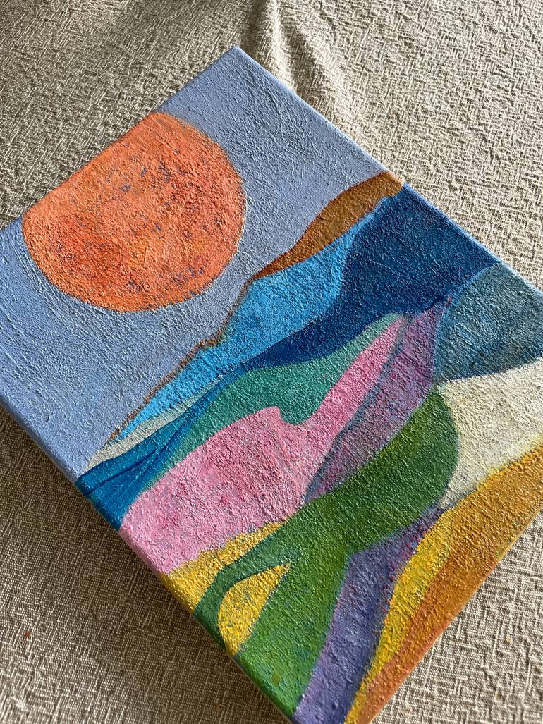 Original Expressionism Nature Painting by Yunn Ru Soo