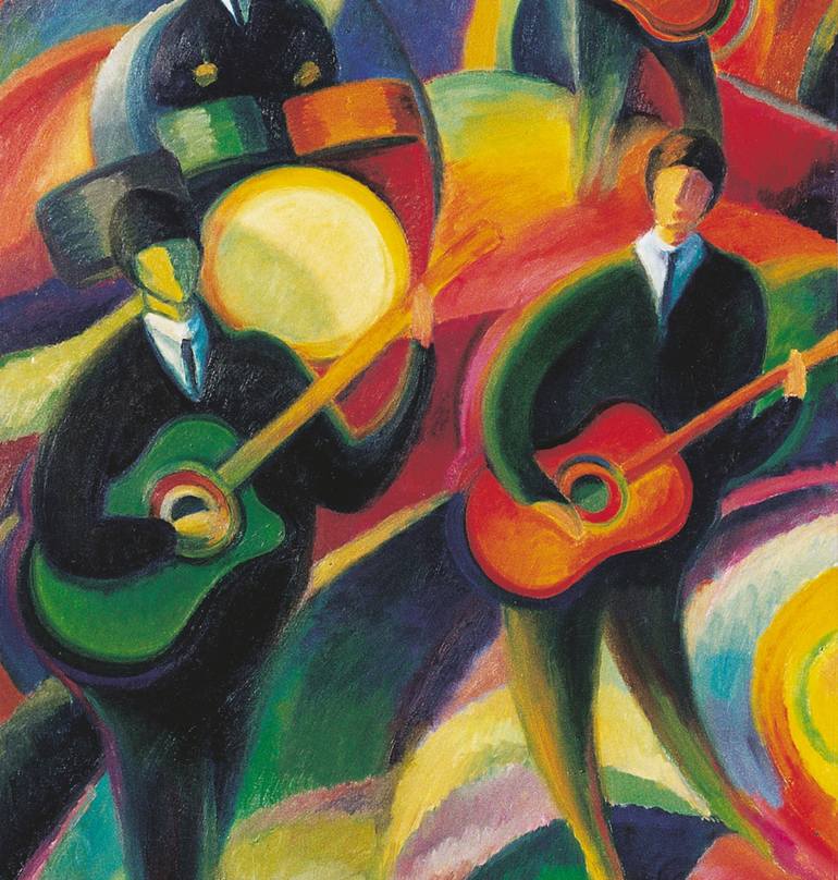 Original Expressionism Music Painting by Guillermo Martí Ceballos