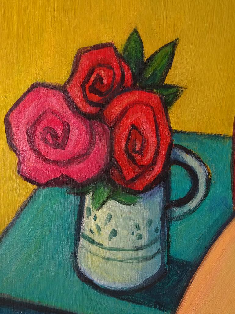 Original Cubism Women Painting by Guillermo Martí Ceballos