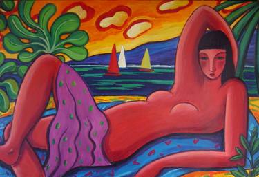 Original Nude Paintings by Guillermo Martí Ceballos