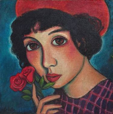 Original Figurative Women Paintings by Guillermo Martí Ceballos