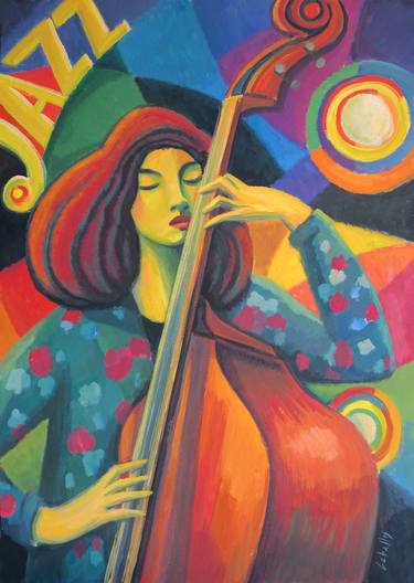 Original Expressionism Music Paintings by Guillermo Martí Ceballos