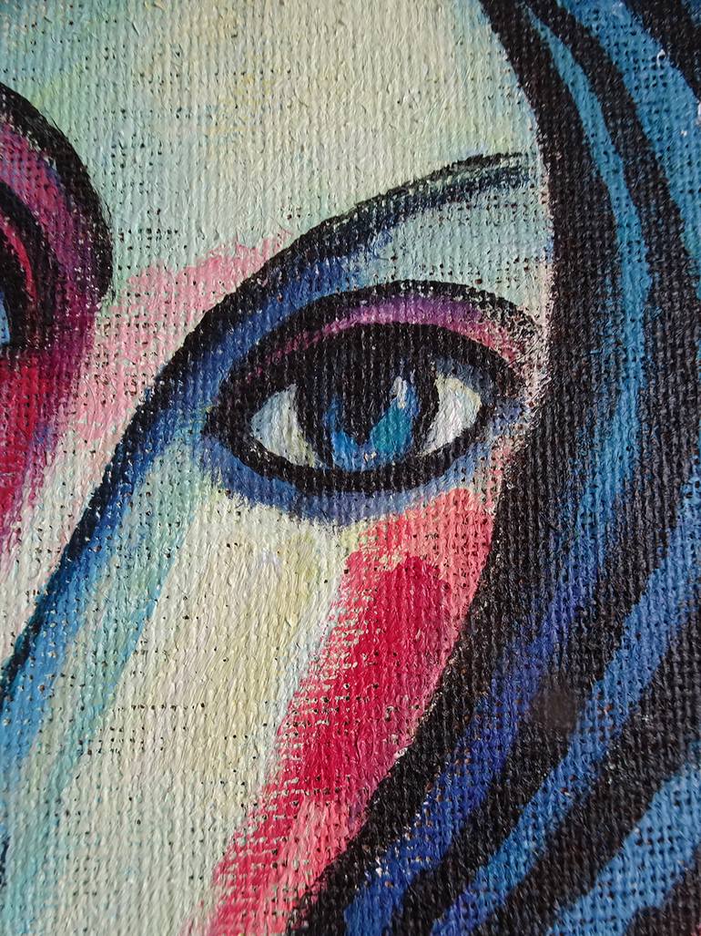 Original Expressionism Women Painting by Guillermo Martí Ceballos