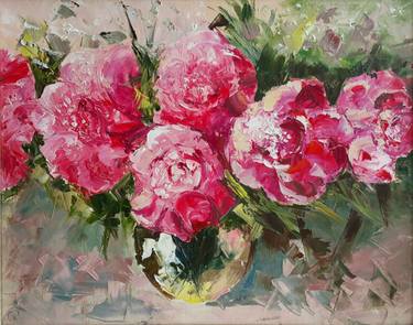 Print of Floral Paintings by Olga Renyova