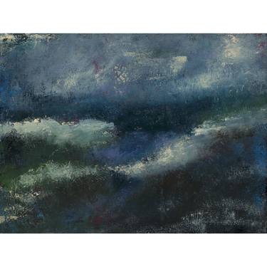 Original Abstract Expressionism Seascape Printmaking by Hilary Day Allen