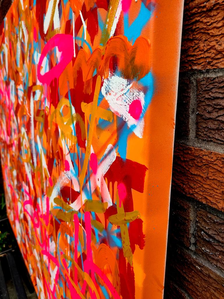 Original Abstract Expressionism Abstract Painting by Tadas Zaicikas