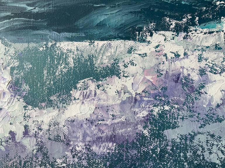 Original Expressionism Seascape Painting by ŽAneta Bringel