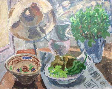 Original Impressionism Still Life Paintings by Pernille Harttung