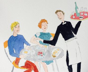 Print of Figurative Food & Drink Paintings by Pernille Harttung