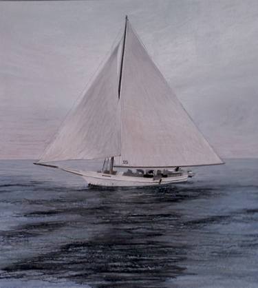 Original Boat Painting by William Curtis