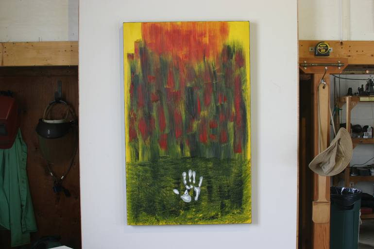 Original Abstract Expressionism Abstract Painting by Michael Cerbone