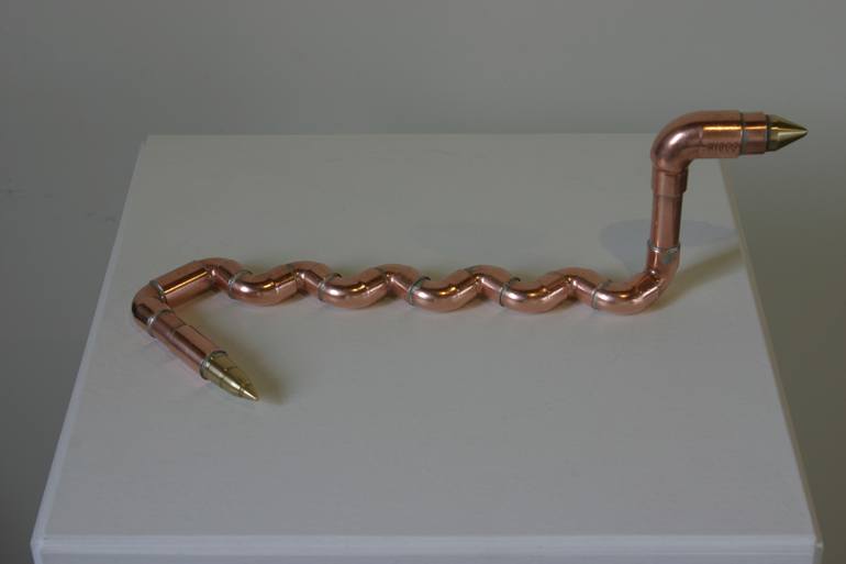 copper pipe art