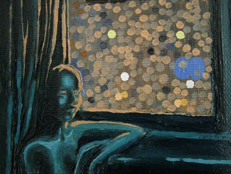 Original Impressionism Women Painting by Angelika Mus-Nowak