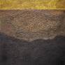 Painting on canvas
Mixed media
Organic texture
Predominant yellow, brown and black colors
The nature inspired this work