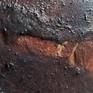 Painting on wood
Rustic wood frame
Organic texture
Predominant beige, brown, terracota and black colors
The nature inspired this work