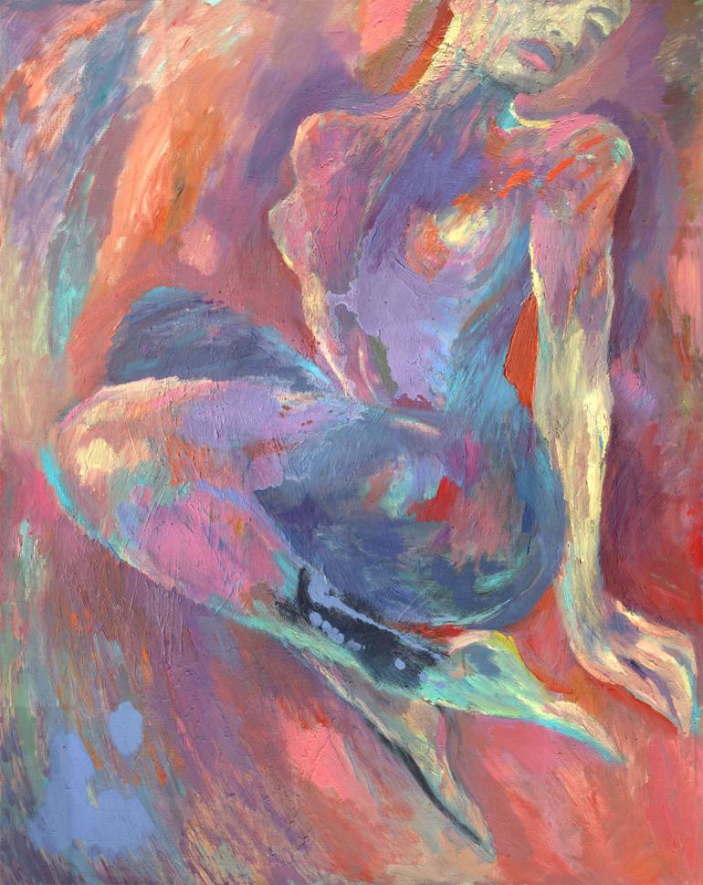 COLORFUL NUDE Painting by Petr Ldin Saatchi Art