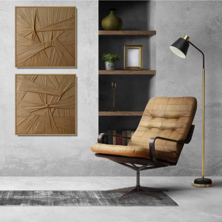 Original Abstract Mixed Media by Alla Grande