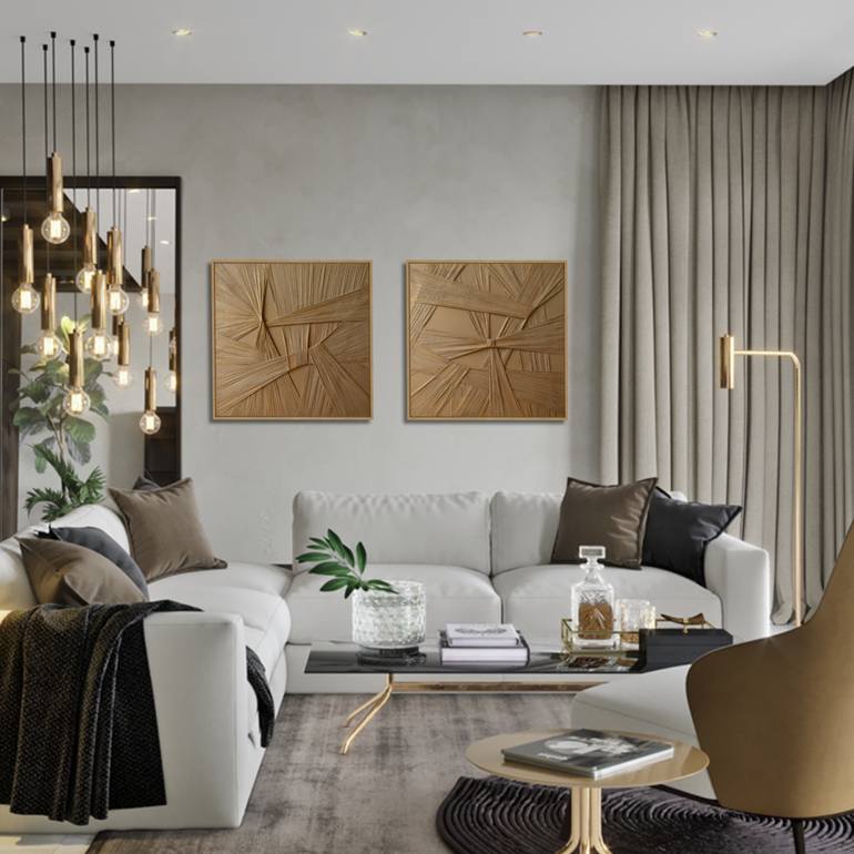 Original Abstract Mixed Media by Alla Grande