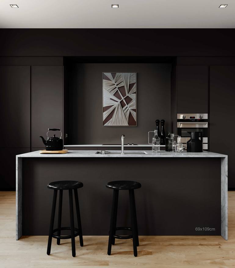 Original Abstract Mixed Media by Alla Grande