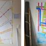 NEW YORK SUBWAY STRIPES_art studio_creation of the work