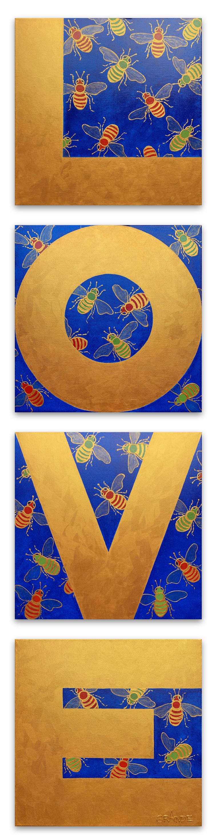 Original Pop Art Love Painting by Alla Grande