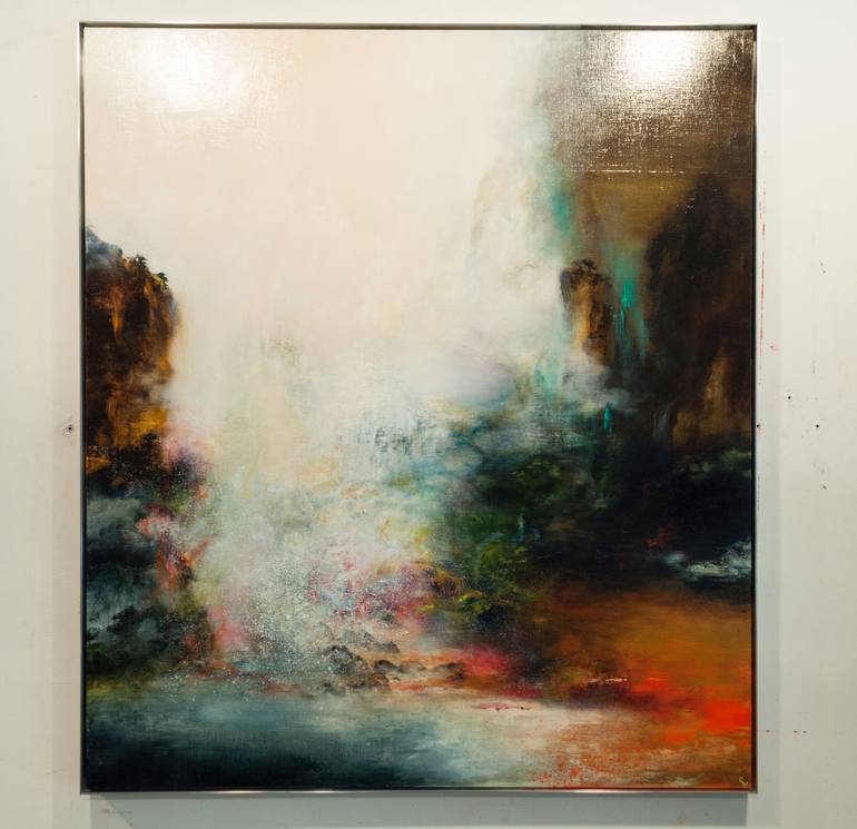 Original Abstract Landscape Painting by Chris Veeneman