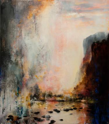 Print of Abstract Expressionism Landscape Paintings by Chris Veeneman