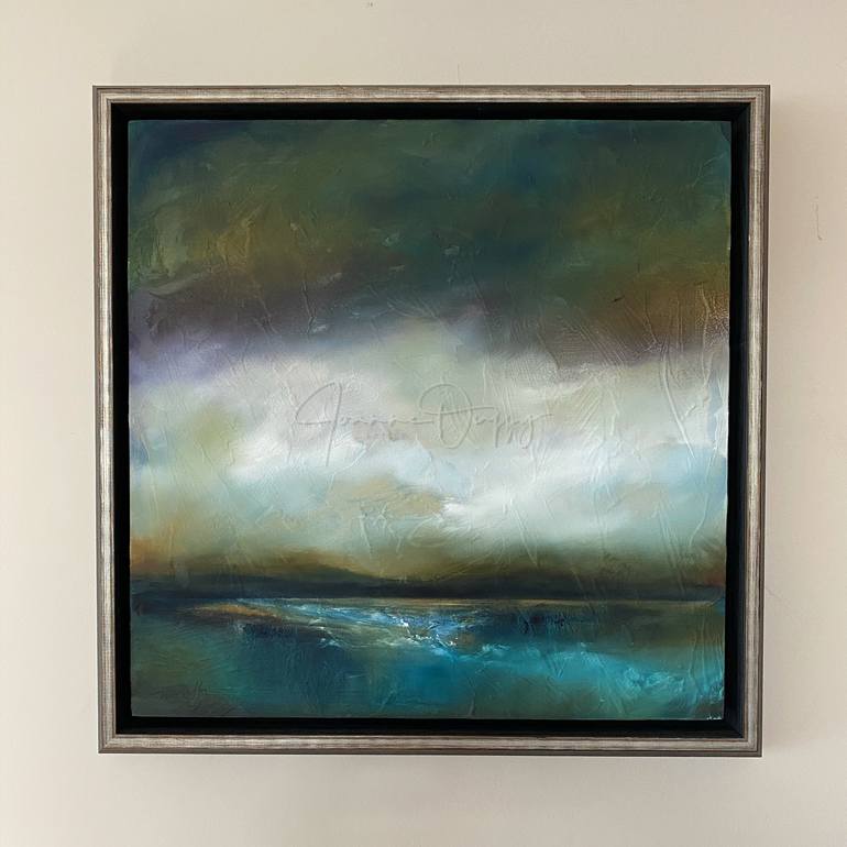 Original Abstract Expressionism Landscape Painting by Joanne Duffy