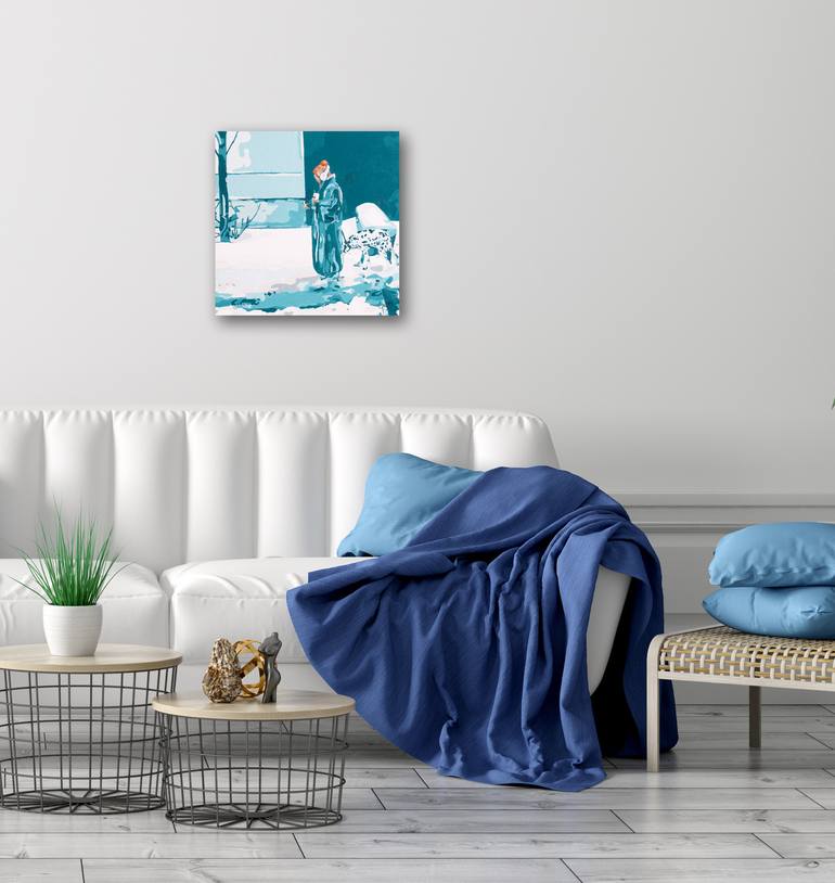 Original Contemporary People Painting by Lynda Gagnon