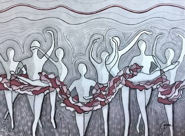 Original Figurative Performing Arts Paintings by Lynda Gagnon