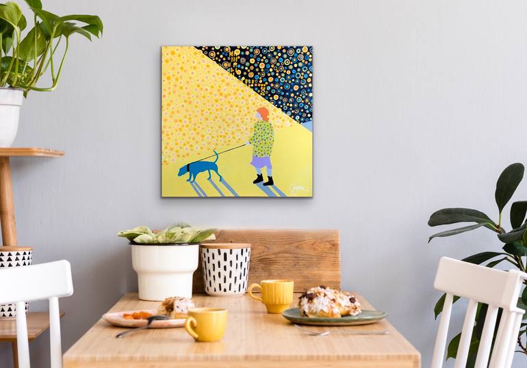 Original Figurative People Painting by Lynda Gagnon