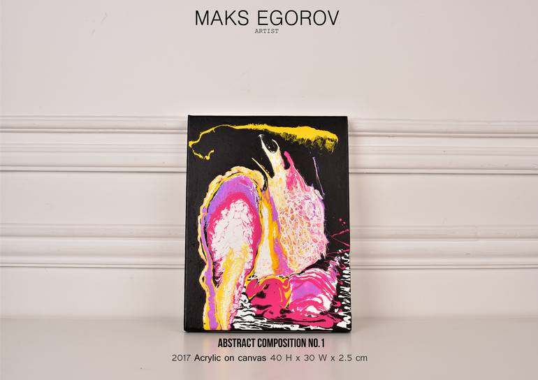 Original Abstract Painting by Maks Egorov