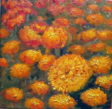 Original Impressionism Floral Paintings by Miya Atk